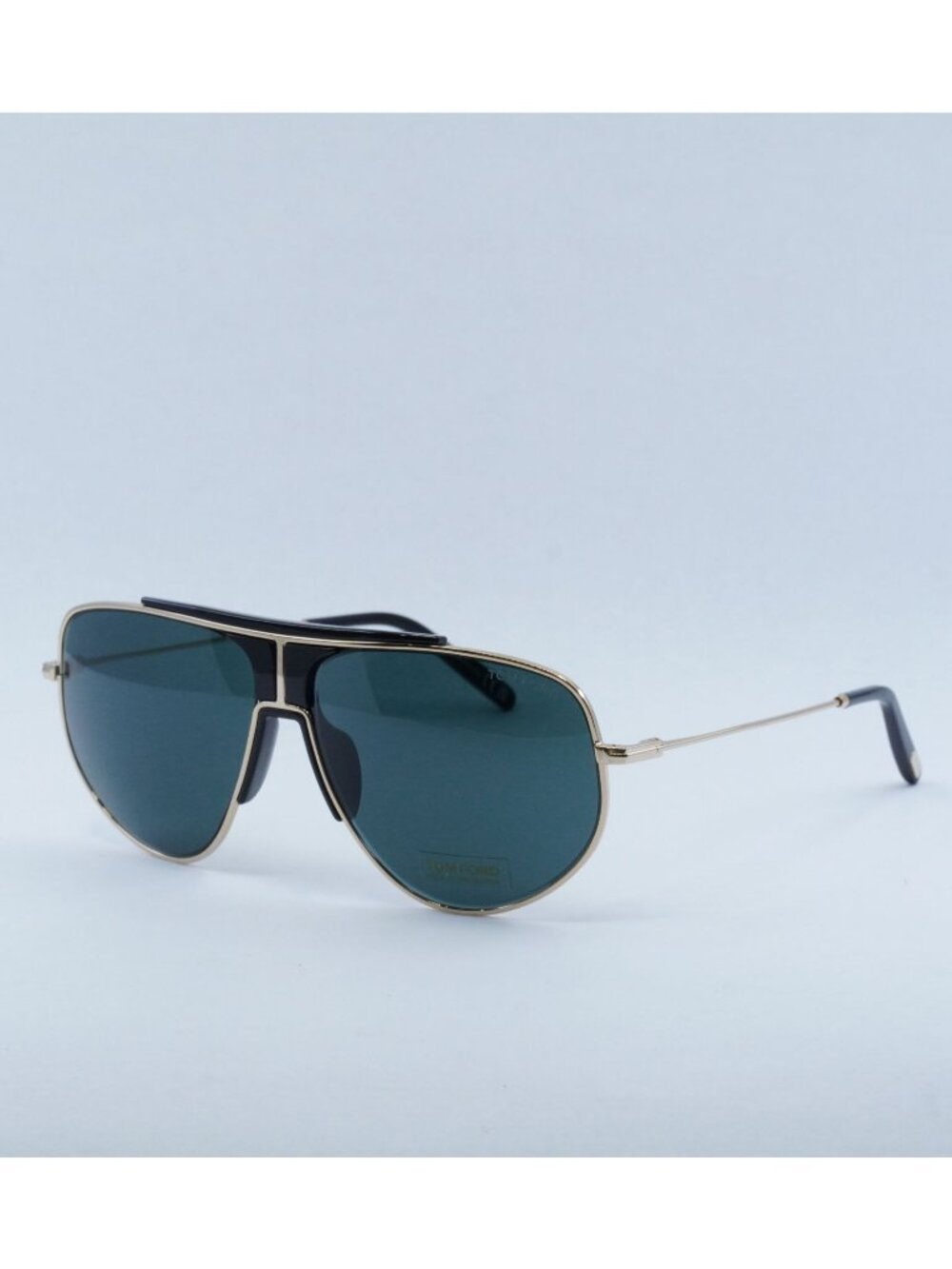 Tom Ford Addison FT0928 28V Sunglasses Gold Aviator Frame, Blue Lenses
